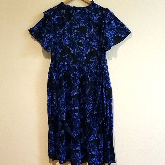 📌FINAL SALE |WWW | Ruffle Floral Print Shirt Dress - Picture 6 of 14